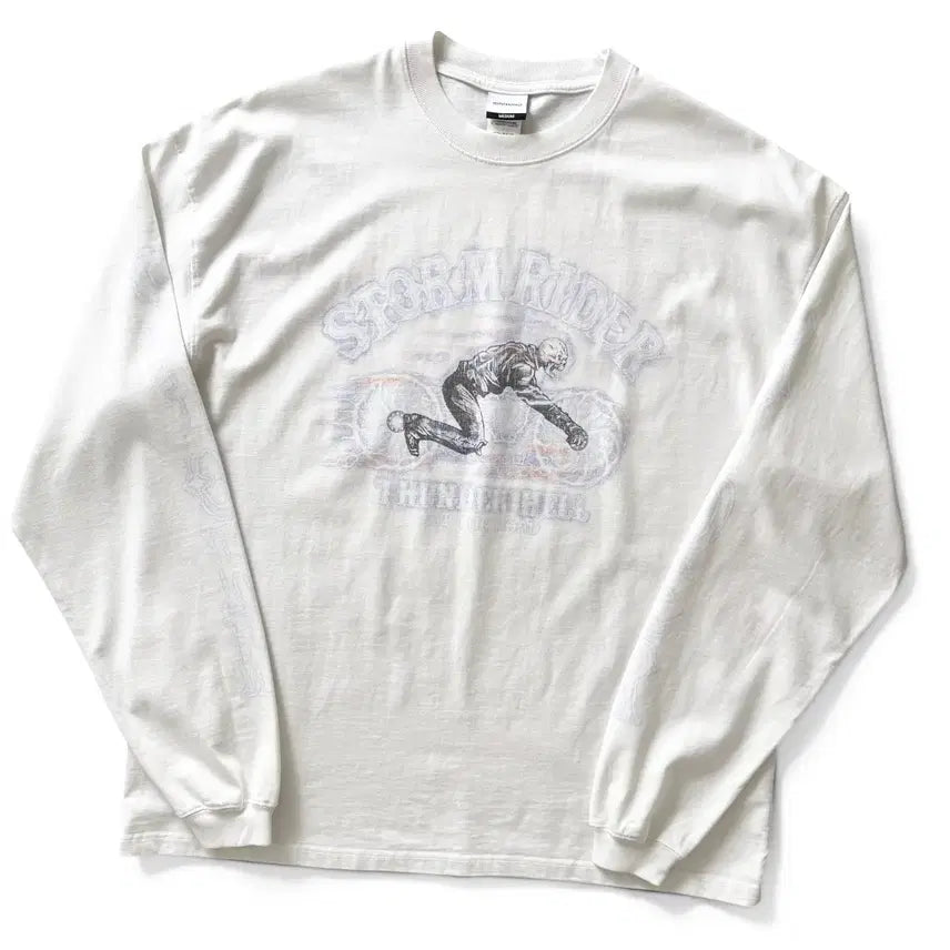 [BUNJANG] OUTSTANDING Storm Rider Graphic Long Sleeve T-Shirt M / OUTSTANDING Storm Rider Long Sleeve