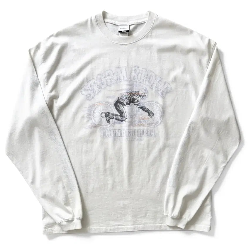 [BUNJANG] OUTSTANDING Storm Rider Graphic Long Sleeve T-Shirt M / OUTSTANDING Storm Rider Long Sleeve