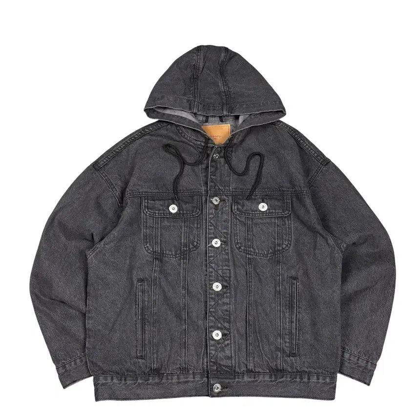 [BUNJANG] Hooded Denim Jacket / 후드 데님 청자켓