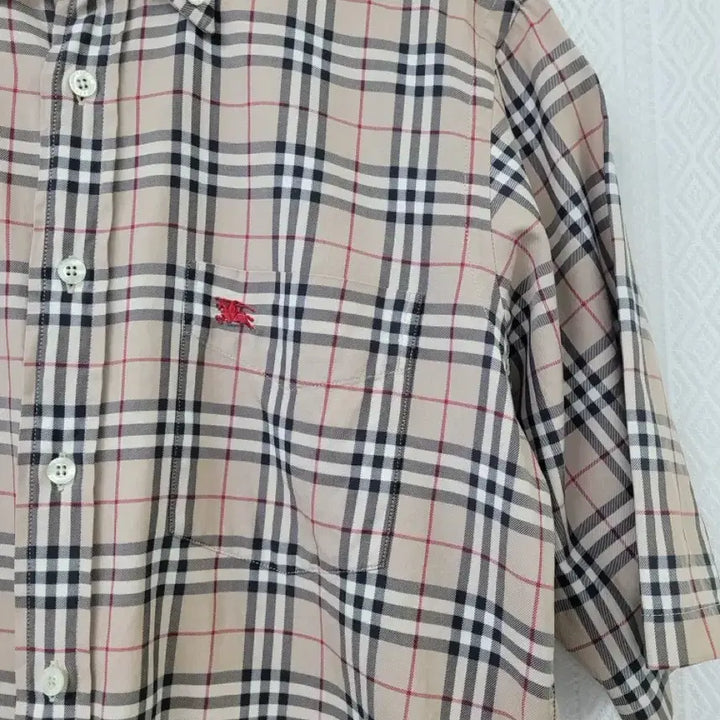 [BUNJANG] Burberry Nova Check Short Sleeve Shirt / (M)버버리 노바체크 반팔 셔츠