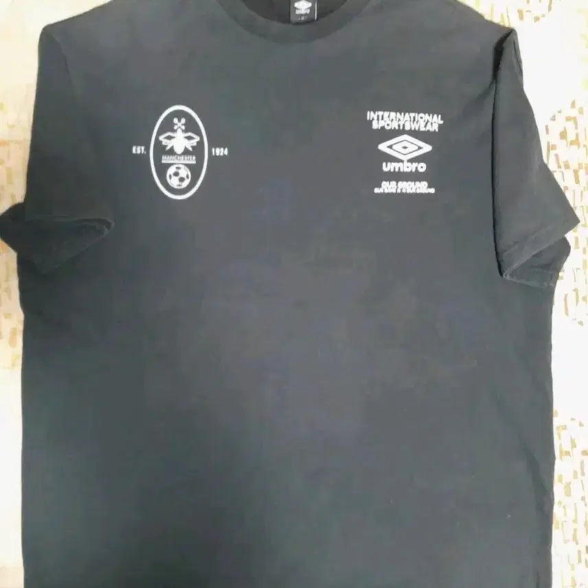 [BUNJANG] Umbro Black Oversized T-Shirt Size 105 / [빅사이즈] 엄브로 블랙 반팔 티셔츠 105