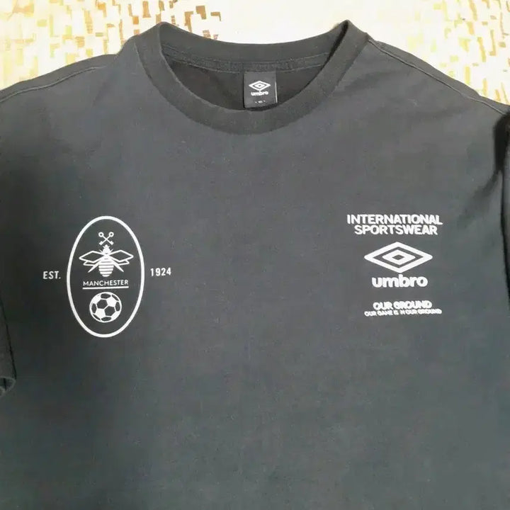 [BUNJANG] Umbro Black Oversized T-Shirt Size 105 / [빅사이즈] 엄브로 블랙 반팔 티셔츠 105