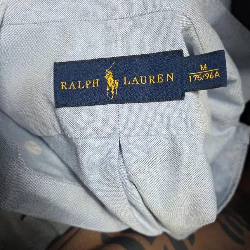 [BUNJANG] Polo Ralph Lauren Sky Blue Button-Down Shirt / 랄프로렌 하늘색 셔츠