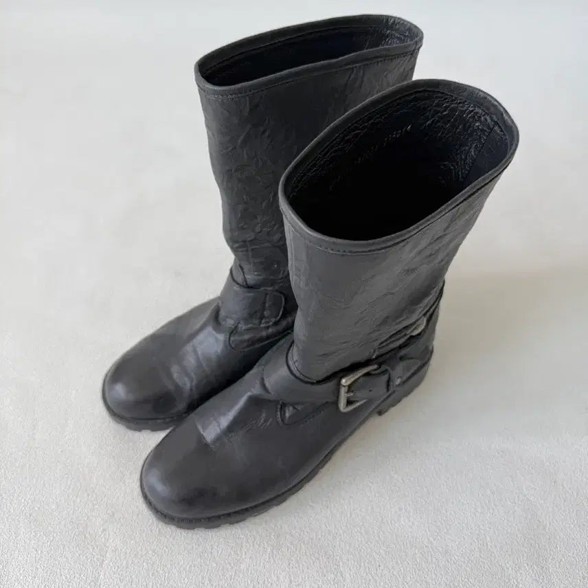 [BUNJANG] Pre-owned Leather Boots / [235]Pre owned 레더 부츠