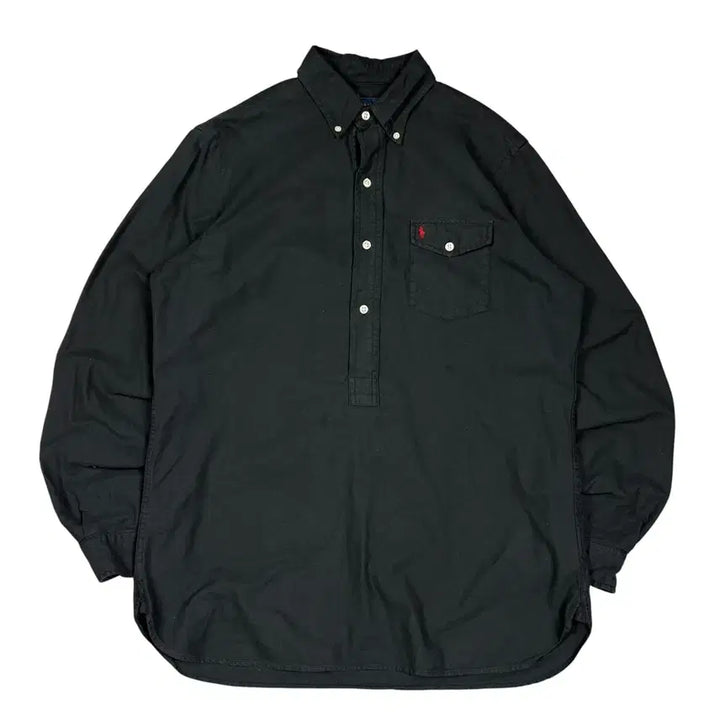 [BUNJANG] Polo Ralph Lauren Black Pullover Shirt / 폴로 랄프로렌 블랙 풀오버 셔츠