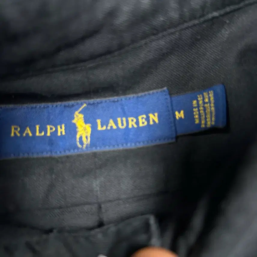 [BUNJANG] Polo Ralph Lauren Black Pullover Shirt / 폴로 랄프로렌 블랙 풀오버 셔츠