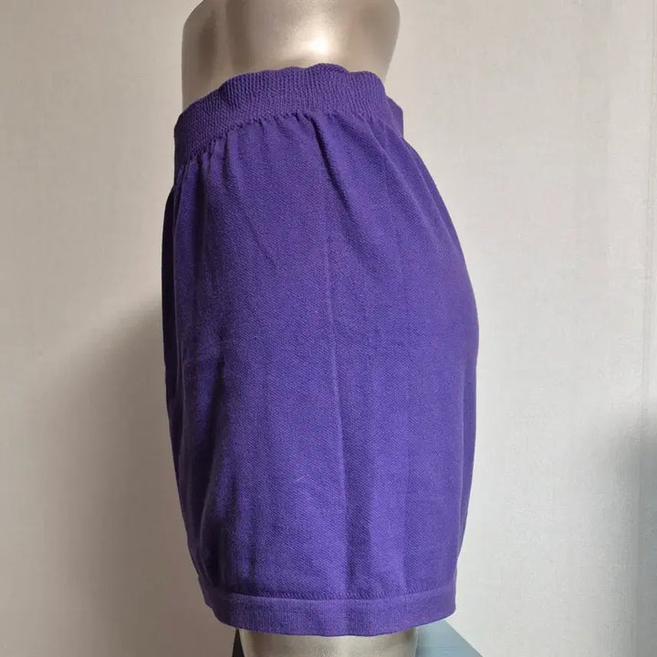 [BUNJANG] 2nd Skin Knit Mini Skirt - Navy (M) / 2nd skin 보라 니트 스커트 M ms7