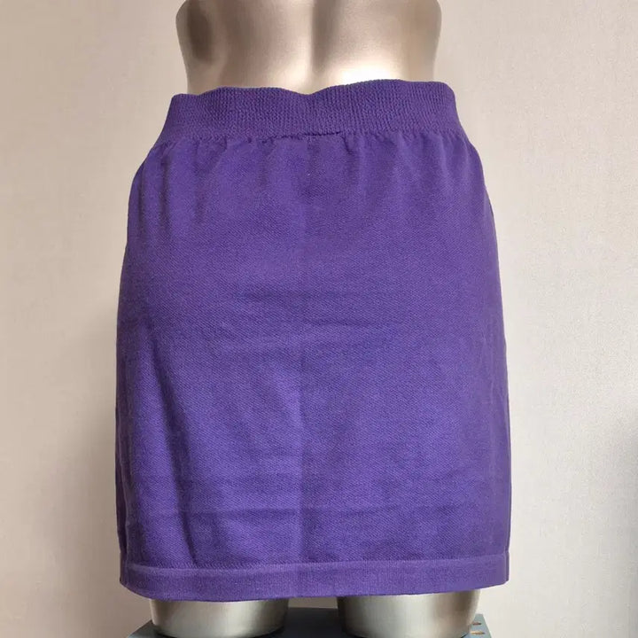 [BUNJANG] 2nd Skin Knit Mini Skirt - Navy (M) / 2nd skin 보라 니트 스커트 M ms7