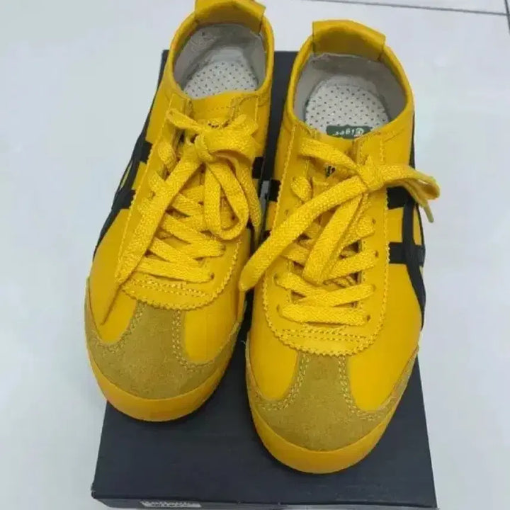 [BUNJANG] Onitsuka Tiger Mexico 66 Yellow/Black Sneakers / 오니츠카타이거 멕시코66 옐로우 230