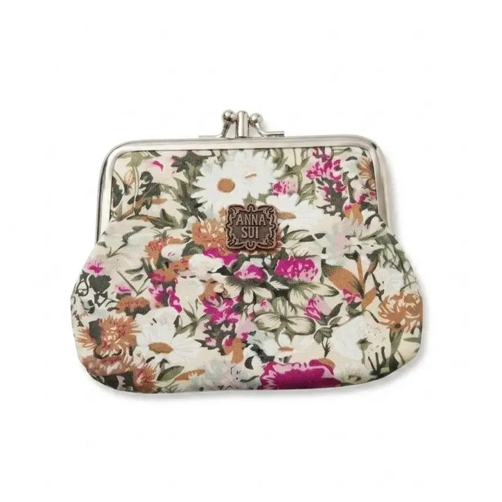 [BUNJANG] Anna Sui Flower Pattern Coin Purse / 안나수이 플라워 패턴 동전 지갑/빈티지 지갑