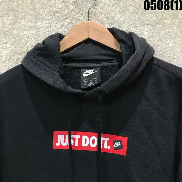 [BUNJANG] Nike Just Do It Black Hoodie XL / 나이키 Just Do It 블랙 후드티 XL
