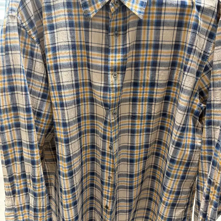 [SOLD OUT] [50]모마디자인 컴포트 체크셔츠 옐로우베이지 판매
