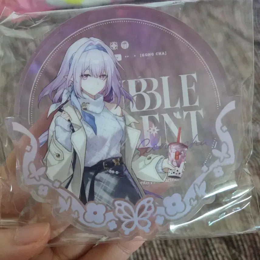 [BUNJANG] Gong cha x Honkai: Star Rail Castores Acrylic Coaster / 공차 버블 이벤트 스타레일 카스토리스 아크릴 코스터