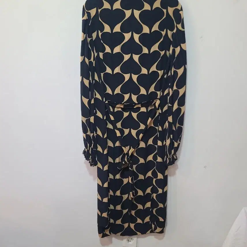 [BUNJANG] Diane Von Furstenberg Heart Long Dress / 다이앤 본 퍼스텐버그 하트 롱 원피스
