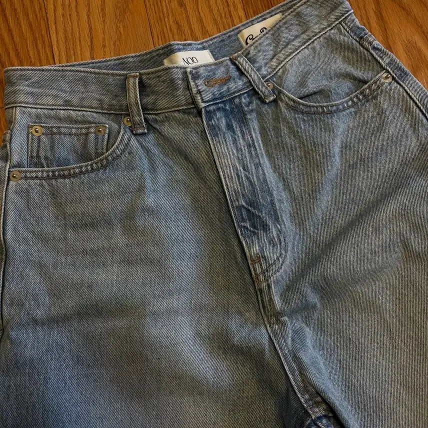 [BUNJANG] Nod Semi-Wide Denim Light Blue S / Nod 엔오디 세미와이드데님 라이트블루 s
