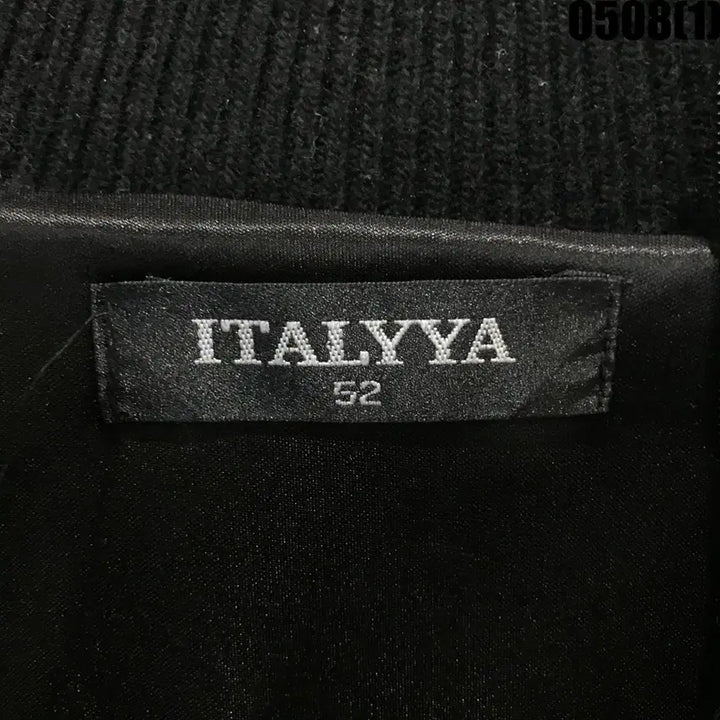 [BUNJANG] ITALYYA Full-Zip Knit Black/Gray Size L / ITALYYA 집업 니트 블랙/그레이 L