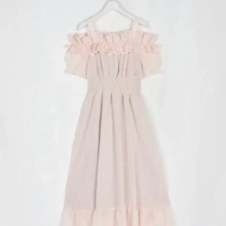 [BUNJANG] Evelyn Frill Dress Pink / 에블린 프릴 원피스 핑크양산형지뢰계리즈리사마즈시허니스나계