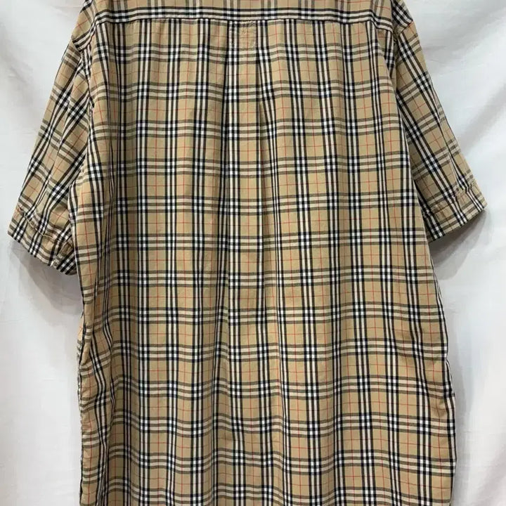 [BUNJANG] Burberry London Check Pattern Short Sleeve Shirt XL / 버버리 런던 체크 패턴 반팔 셔츠XL/105사이즈(정품)