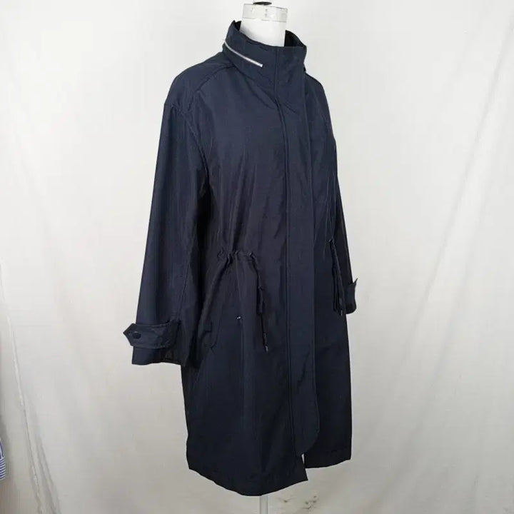 [BUNJANG] 8 Seconds Dark Navy Long Windbreaker Jacket / 에잇세컨즈/롱 바람막이 자켓 점퍼 코트 여M L/라덴