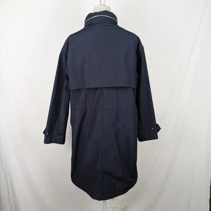 [BUNJANG] 8 Seconds Dark Navy Long Windbreaker Jacket / 에잇세컨즈/롱 바람막이 자켓 점퍼 코트 여M L/라덴