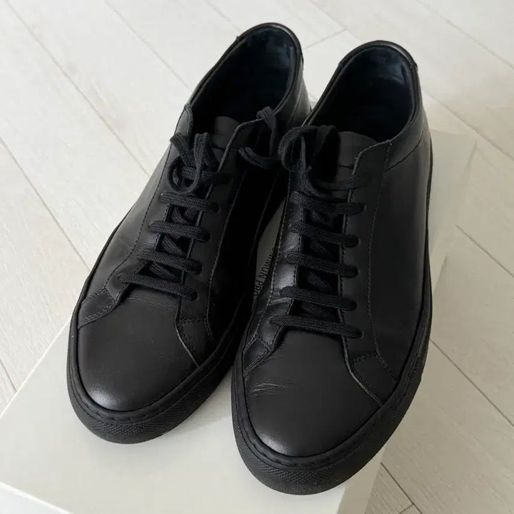 [BUNJANG] Common Projects Achilles All Black Sneakers / 커먼프로젝트 아킬레스 올블랙 스니커즈