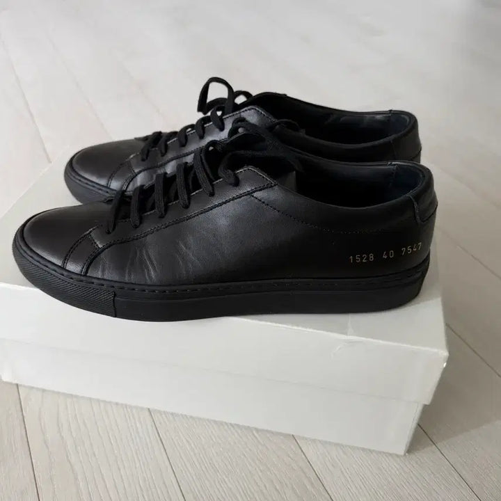 [BUNJANG] Common Projects Achilles All Black Sneakers / 커먼프로젝트 아킬레스 올블랙 스니커즈