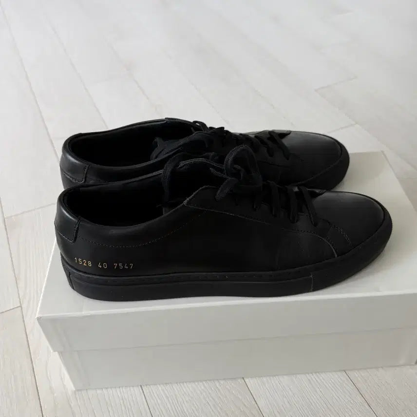 [BUNJANG] Common Projects Achilles All Black Sneakers / 커먼프로젝트 아킬레스 올블랙 스니커즈