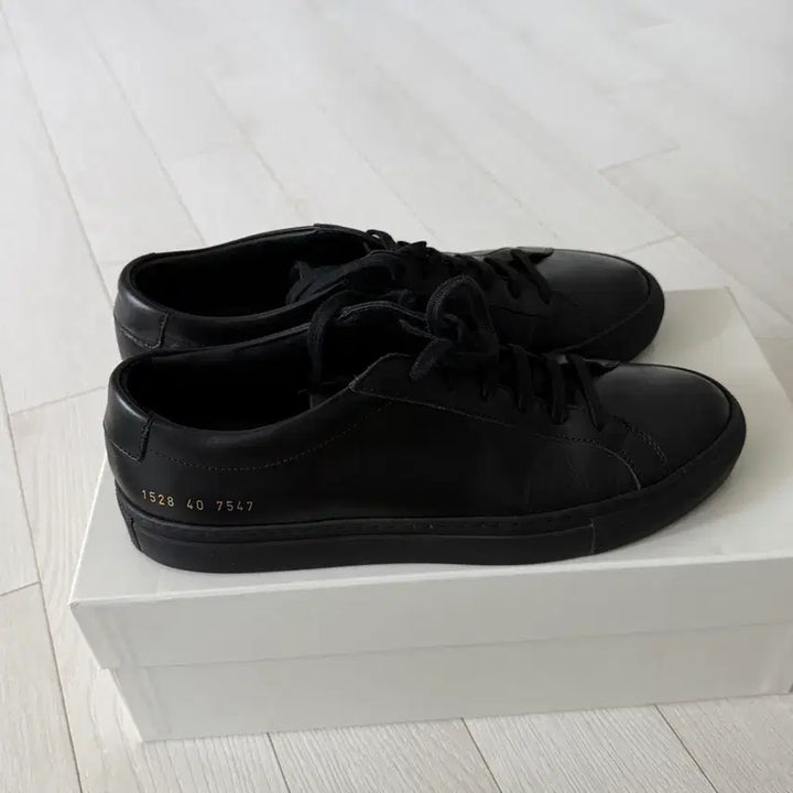 [BUNJANG] Common Projects Achilles All Black Sneakers / 커먼프로젝트 아킬레스 올블랙 스니커즈