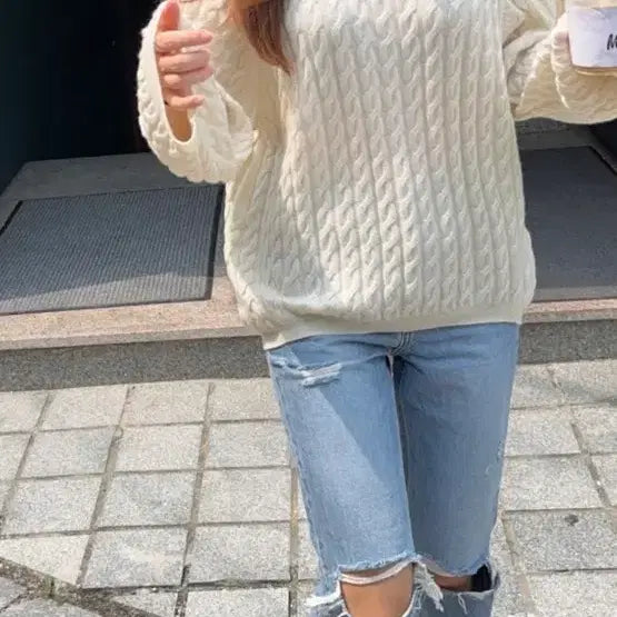 [BUNJANG] Colirotte Light Wash Distressed Jeans - Size S / 콜리로뜨 Colirotte 연청 데미지 청바지 S사이즈