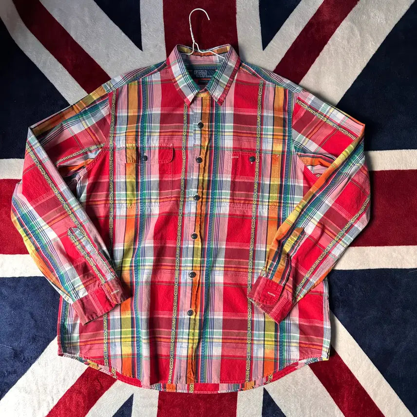 [BUNJANG] Polo Ralph Lauren Red Checkered Shirt XL / 폴로랄프포렌/레드컬러체크셔츠/XL사이즈 판매합니다.