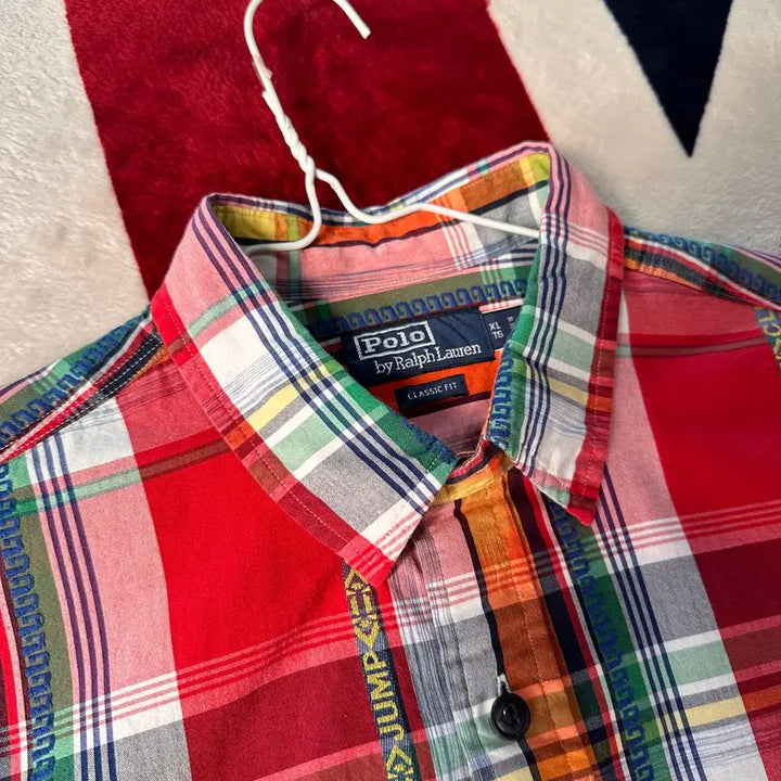 [BUNJANG] Polo Ralph Lauren Red Checkered Shirt XL / 폴로랄프포렌/레드컬러체크셔츠/XL사이즈 판매합니다.