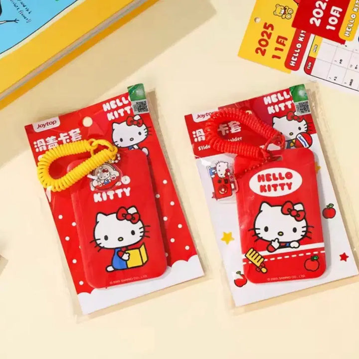 [BUNJANG] Hello Kitty Spring Card Holder / 헬로키티 카드 홀더 학생증 교통카드 케이스