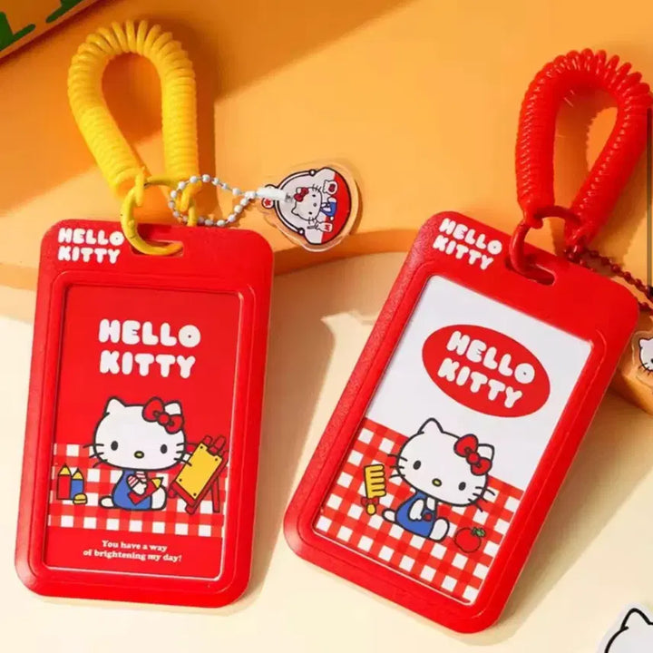 [BUNJANG] Hello Kitty Spring Card Holder / 헬로키티 카드 홀더 학생증 교통카드 케이스