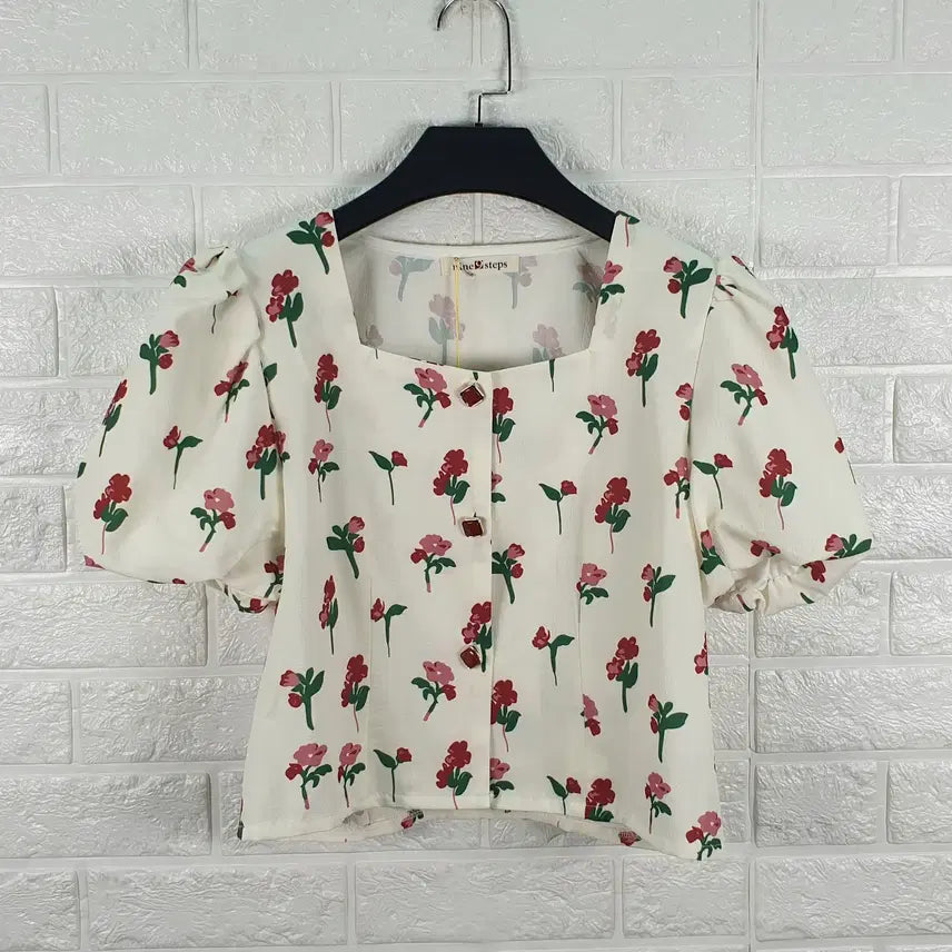 [BUNJANG] Ninth Step Puff Sleeve Blouse (New) / [55]나인스텝 퍼프소매 블라우스 (새상품)