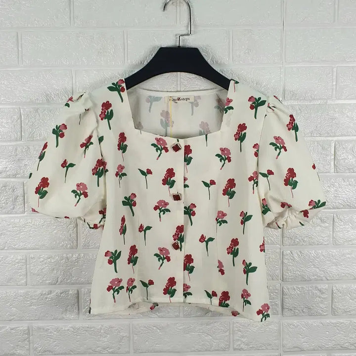 [BUNJANG] Ninth Step Puff Sleeve Blouse (New) / [55]나인스텝 퍼프소매 블라우스 (새상품)