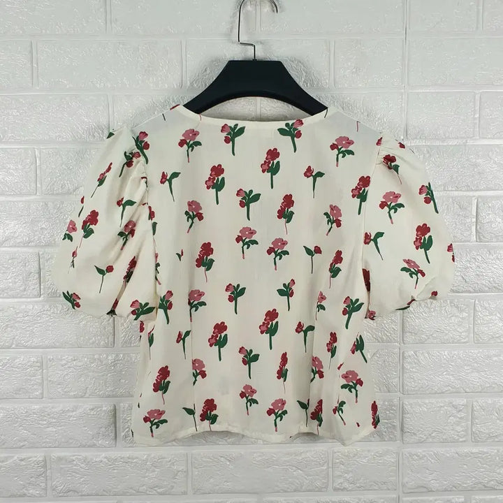 [BUNJANG] Ninth Step Puff Sleeve Blouse (New) / [55]나인스텝 퍼프소매 블라우스 (새상품)