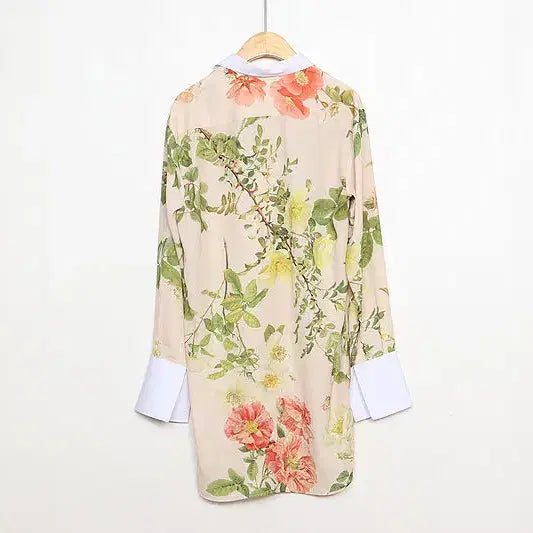 [BUNJANG] F Style Elegant Long Blouse / F .  스타일예쁜 예쁜 롱 블라우스