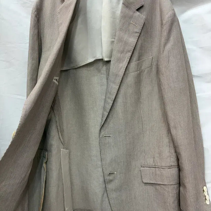 [BUNJANG] Zegna Striped Linen Cotton Blend Jacket Size 100 / 제냐 스트라이프 자켓 100사이즈(정품)