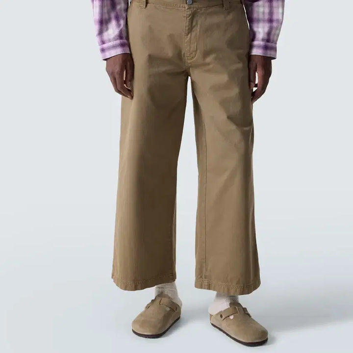 [BUNJANG] ERL Cropped Pants Beige M / ERL 크롭드 팬츠