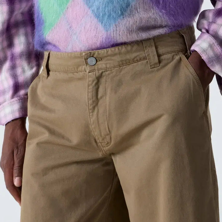 [BUNJANG] ERL Cropped Pants Beige M / ERL 크롭드 팬츠