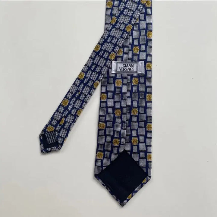 [BUNJANG] Versace Monogram Silk Necktie / Gianni Versace 베르사체 모노그램 정품 명품넥타이