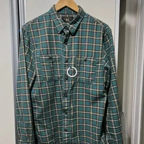 [BUNJANG] RRL Plaid Twill Workshirt / RRL 플래드 트윌 워크셔츠