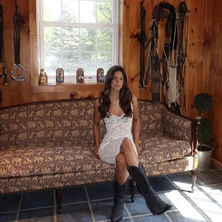 [BUNJANG] Tony Lama Vintage Western Cowboy Boots / [245] 00&