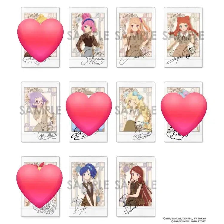 [BUNJANG] Aikatsu! Stars! Sepia Mode Cheki Split Set / [오늘까지공구] 아이카츠 아이엠스타 무인편 스타즈 세피아라모드 체키 소분