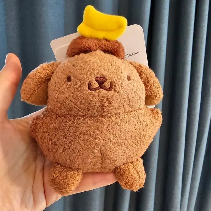 [BUNJANG] Sanrio Pompompurin Chocolate Banana Mascot Plush Doll / 폼폼푸린 초코바나나 마스코트인형