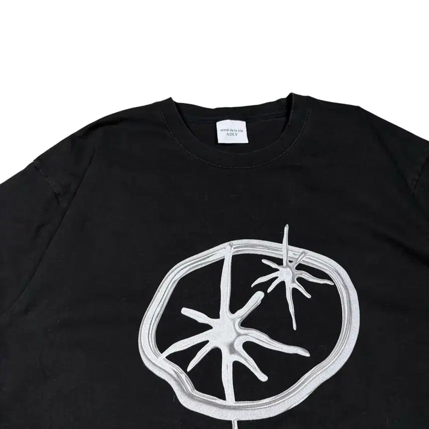 [BUNJANG] ACMEDRABI Black Short Sleeve T-Shirt / 아크메드라비 블랙 반팔티