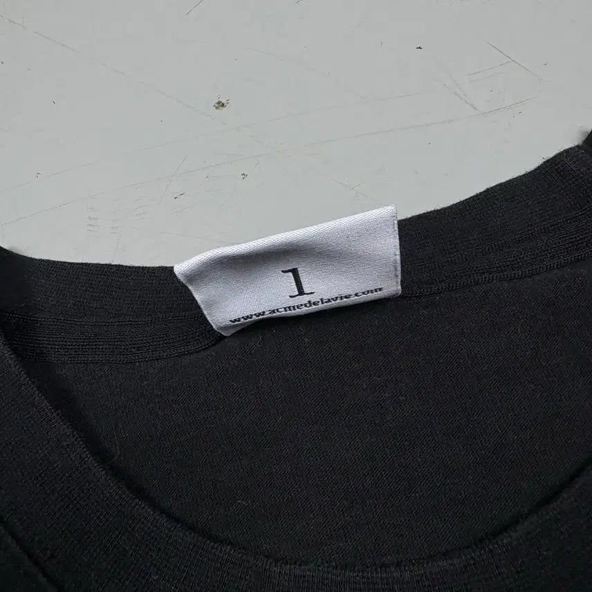 [BUNJANG] ACMEDRABI Black Short Sleeve T-Shirt / 아크메드라비 블랙 반팔티