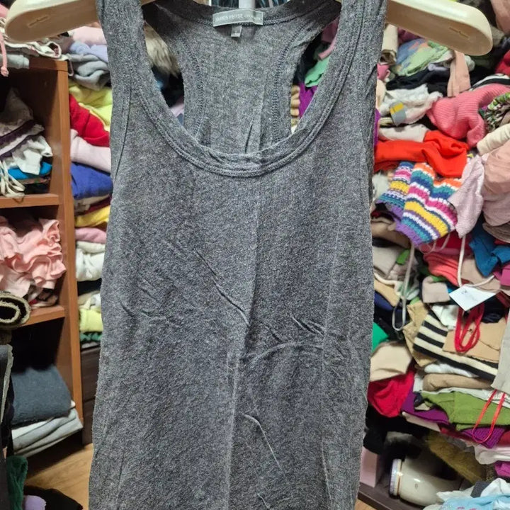 [BUNJANG] James Purs Grey Running Tank Top / 제임스퍼스 회색 런닝 탱크탑