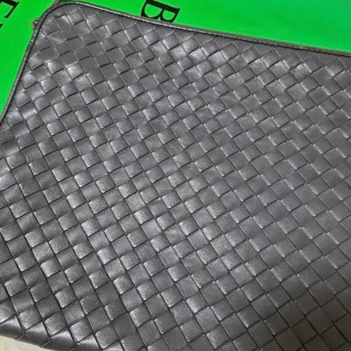 [BUNJANG] Bottega Veneta Intrecciato Document Clutch Bag / (정품) 보테가베네타 인트레치아토 클러치백