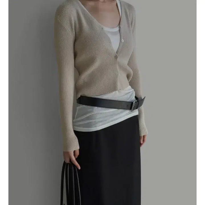 [BUNJANG] LaRoom Oat Cardigan Free Size Beige / 라룸 가디건